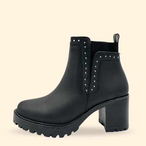 Mayoreo De 6 Pares De Botín Sonata Bilbao en Color Negro Estilo- 2270