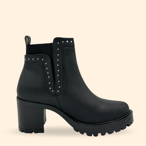 Mayoreo De 6 Pares De Botín Sonata Bilbao en Color Negro Estilo- 2270