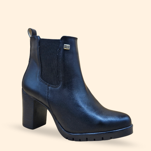 Mayoreo De 6 Pares De Botín Valeta De Color Cleveland Negro Estilo-2023