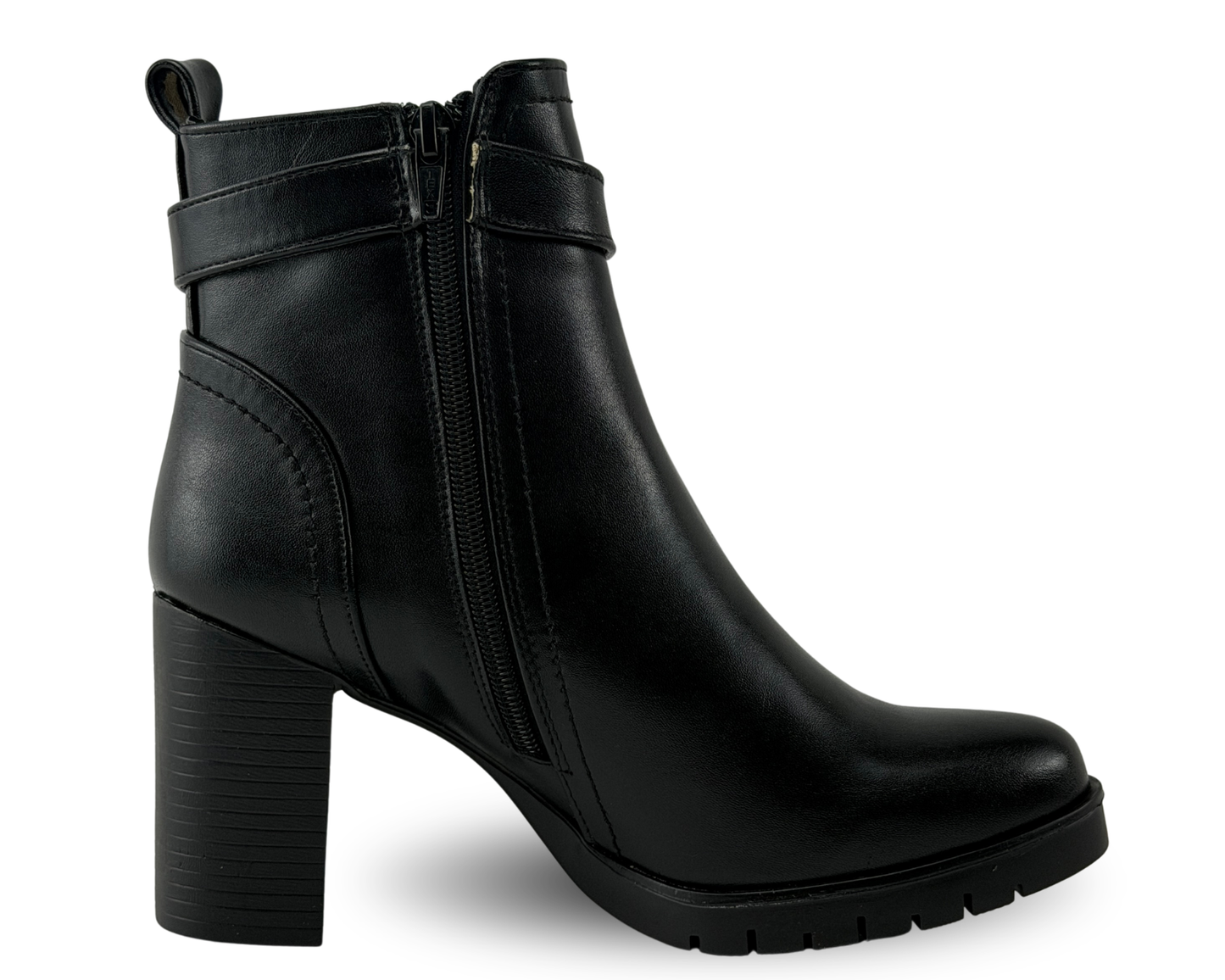 Botines Scandalo 2012 Color Negro De Tacón
