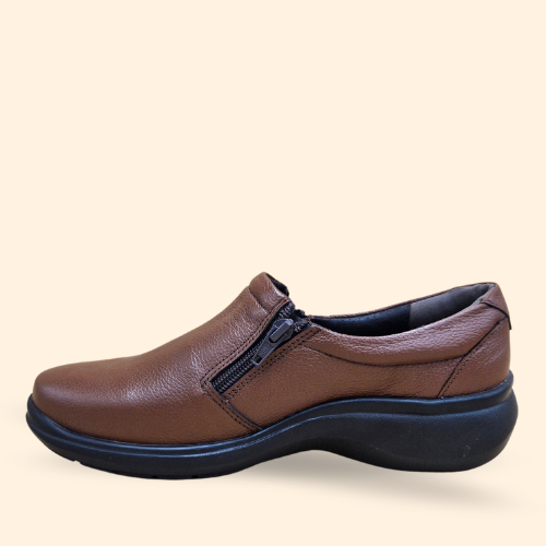 Mayoreo De 6 Pares De Casual Flex Piel Tan Estilo-5836