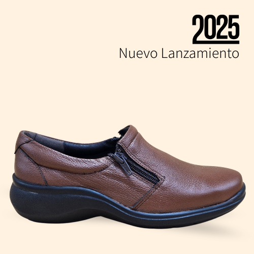 Mayoreo De 6 Pares De Casual Flex Piel Tan Estilo-5836