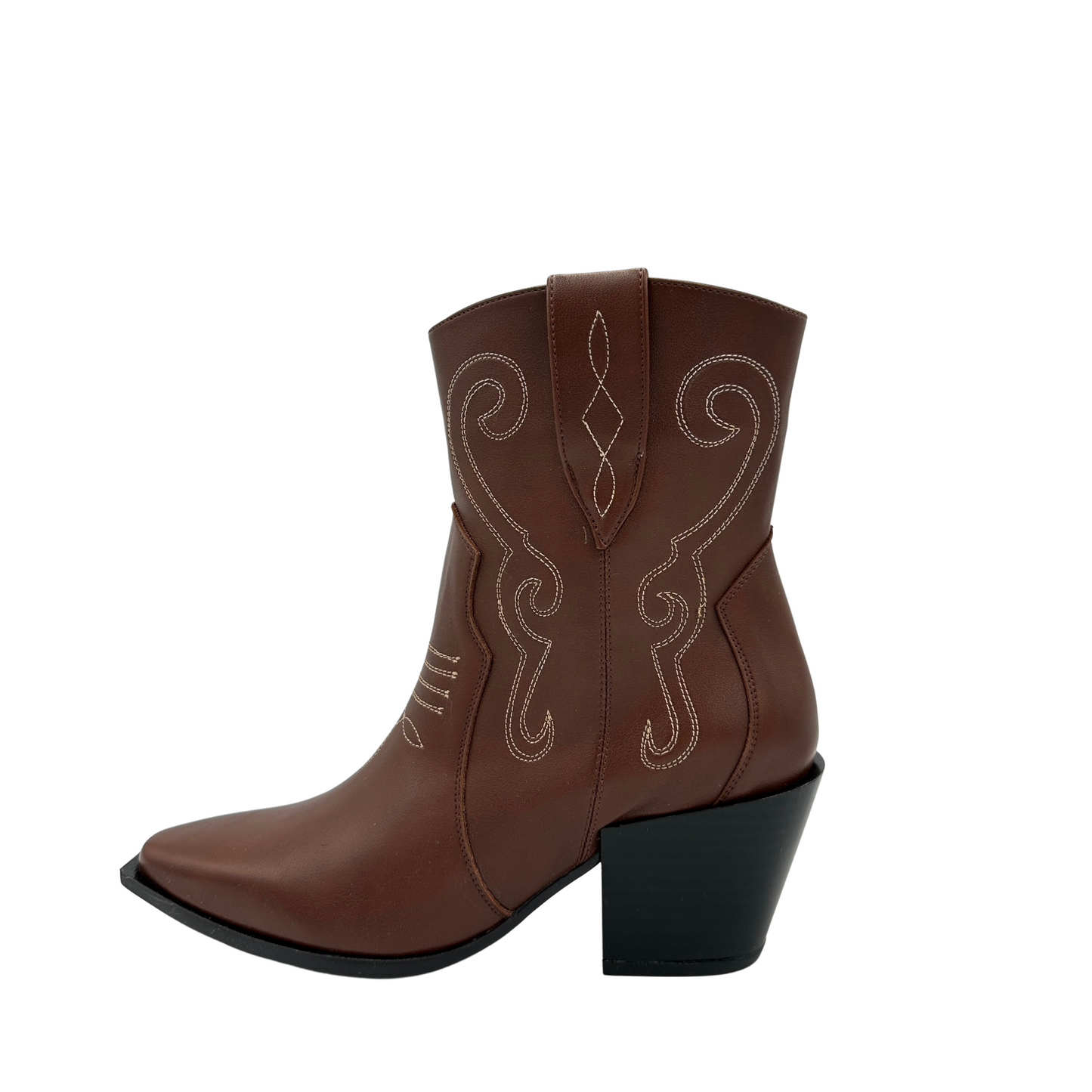 Botin para Mujer Vaquero Estilo-4038 Color Café