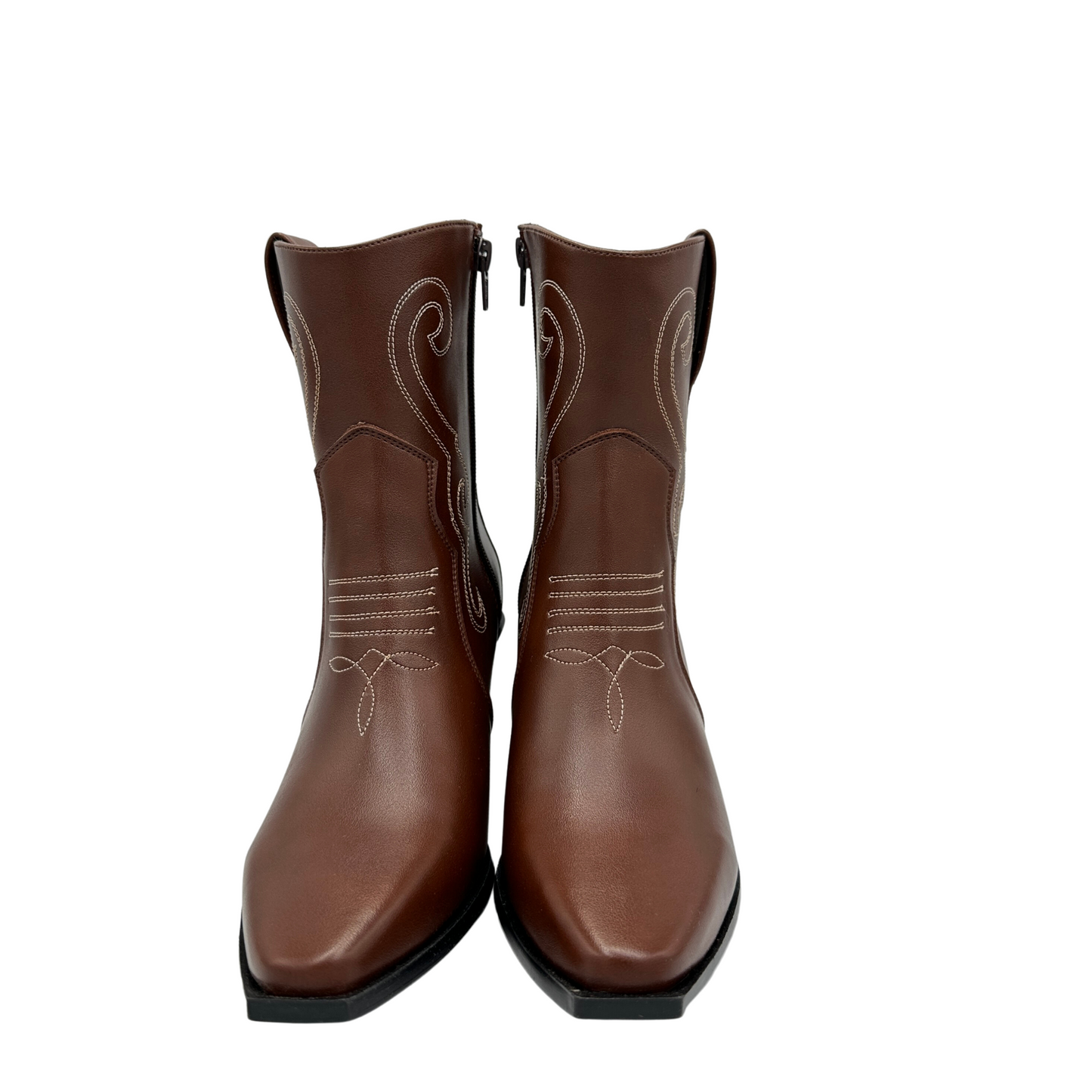 Botin para Mujer Vaquero Estilo-4038 Color Café