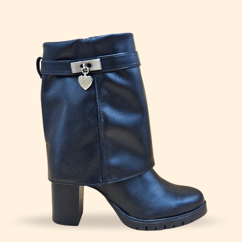 Mayoreo De 6 Pares De Bota Valeta De Color Cleveland Negro Estilo- 2031