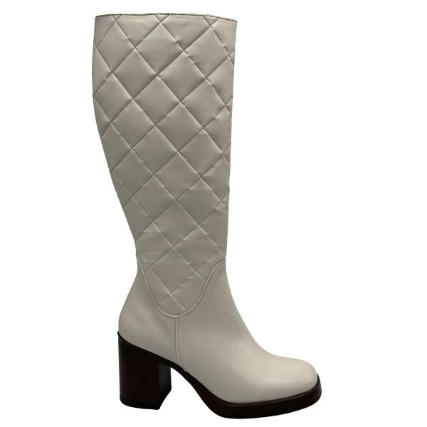 Bota para Mujer de Estilo-5308 Color Blanco