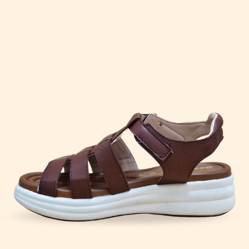 Mayoreo De 6 Pares De Sandalia Linda Nairobi Tan Estilo-6034