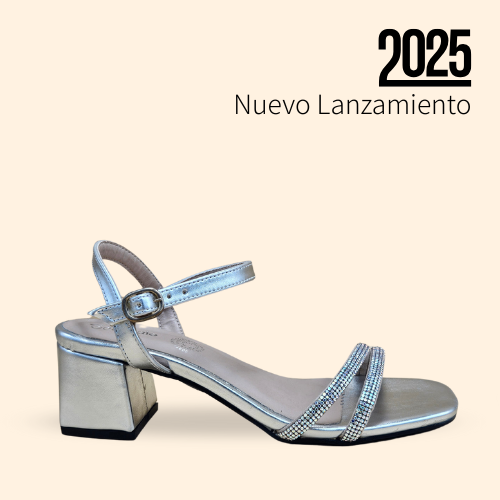 Mayoreo De 6 Pares De Zapatilla Ballet Plateado Estilo-2715
