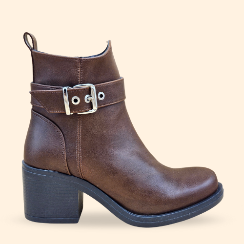 Mayoreo De 6 Pares De Botín Kenza en Color West Nut Estilo - 5801
