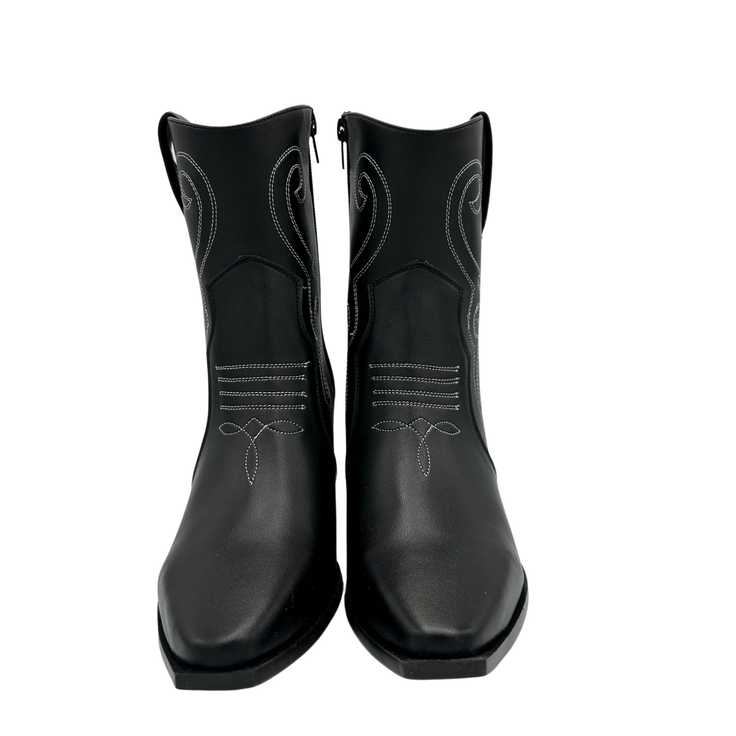 Botín para Mujer Vaquero Estilo-4038 Color Negro