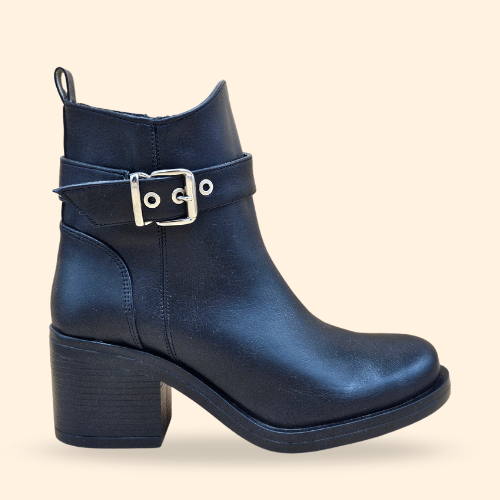Mayoreo De 6 Pares De Botín Kenza en Color West Negro Estilo - 5801