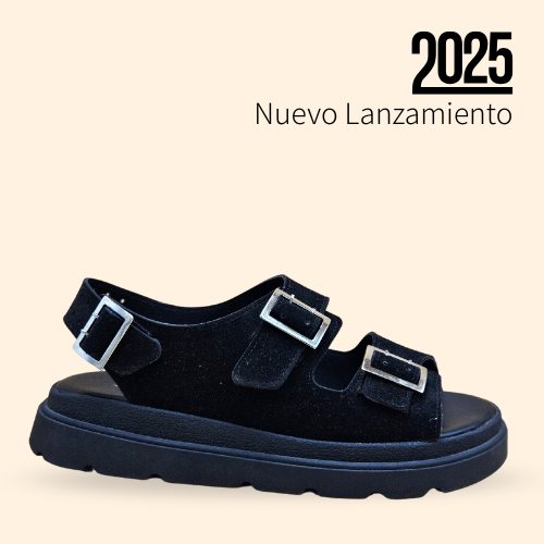 Mayoreo De 6 Pares De Sandalia Playa Dakar Negro Estilo 7033