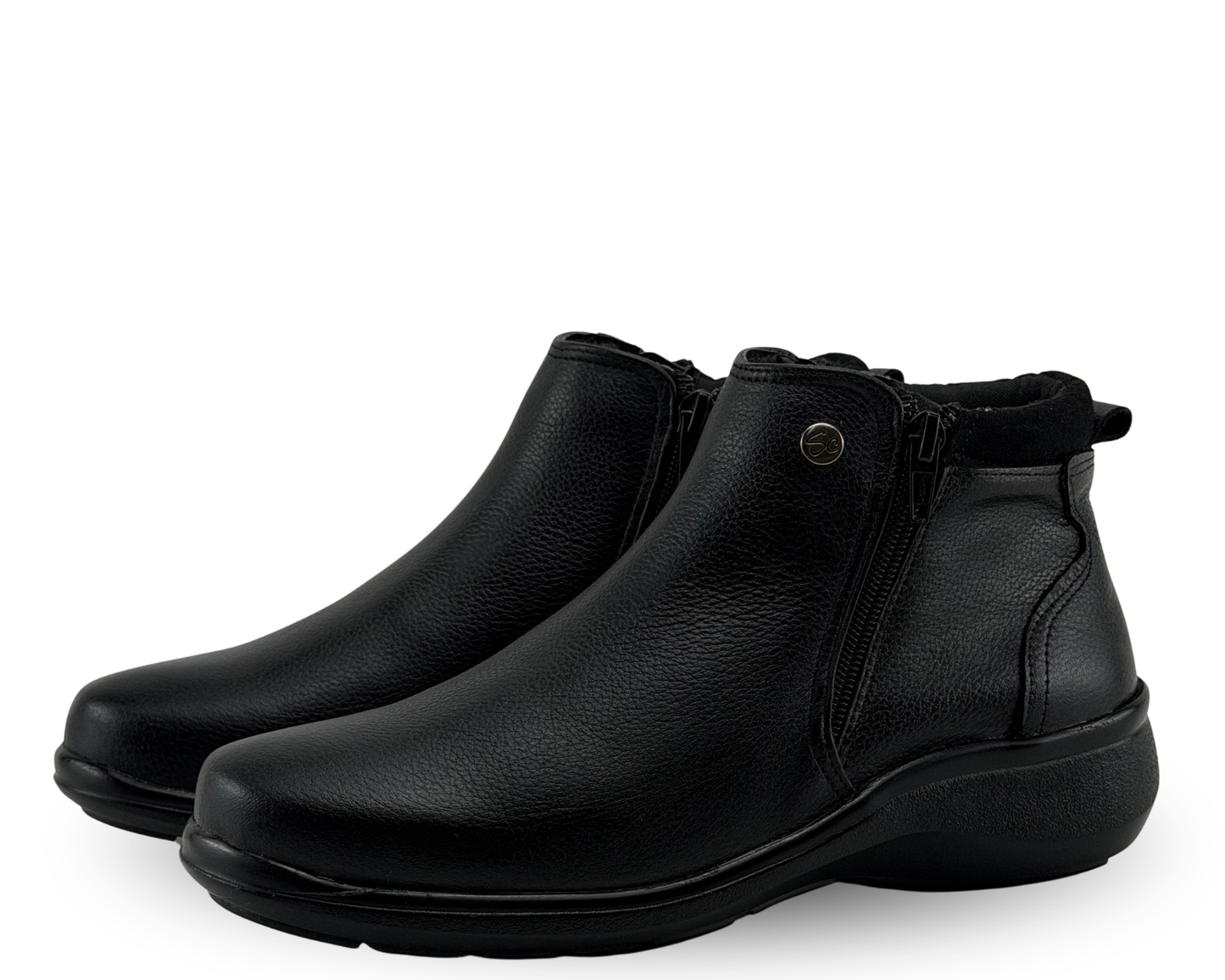 Botines Scandalo 5531 Color Negro De Confort