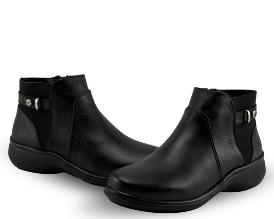 Botines Scandalo 5532 Color Negro De Confort