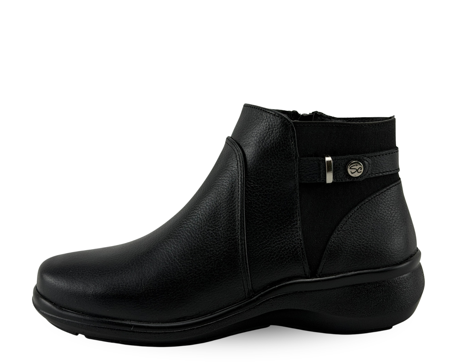 Botines Scandalo 5532 Color Negro De Confort