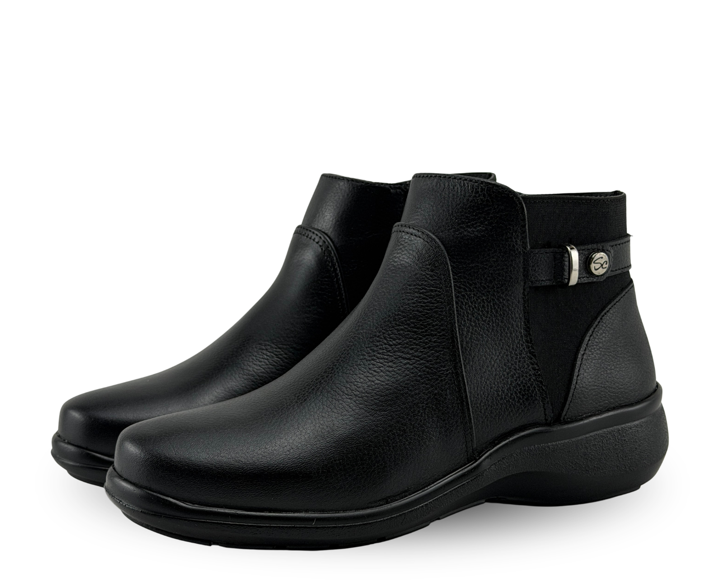 Botines Scandalo 5532 Color Negro De Confort
