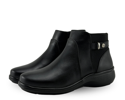 Botines Scandalo 5532 Color Negro De Confort