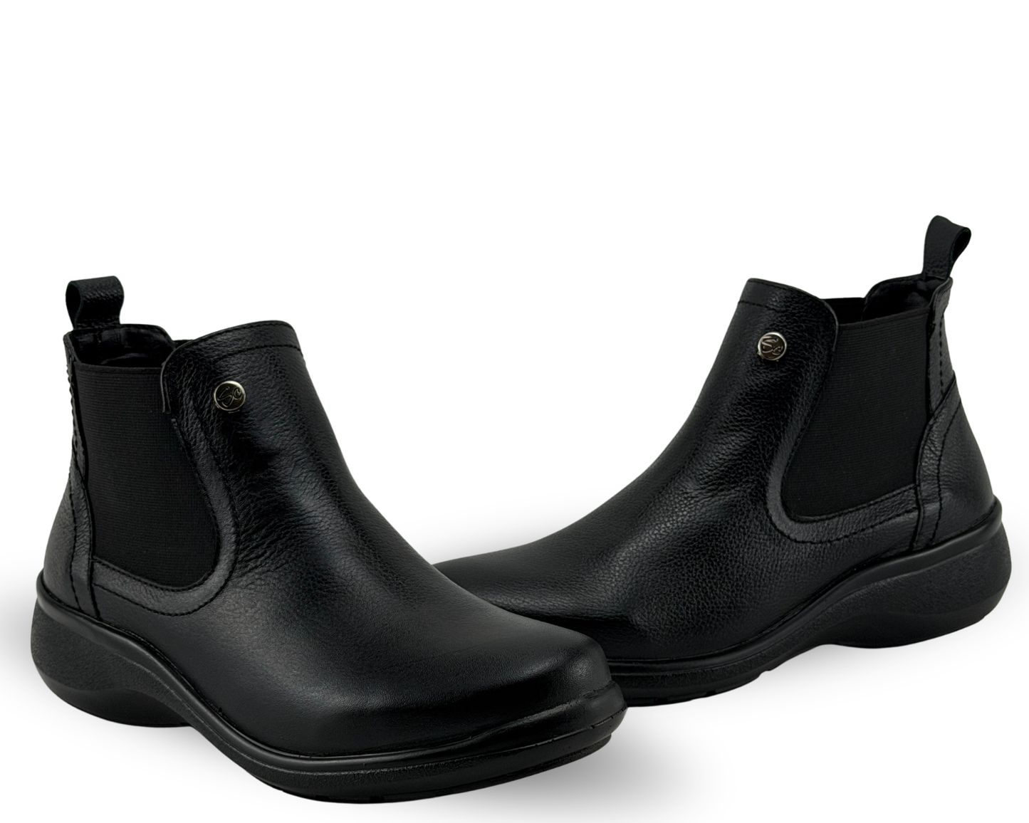 Botines Scandalo 5541 Color Negro De Confort