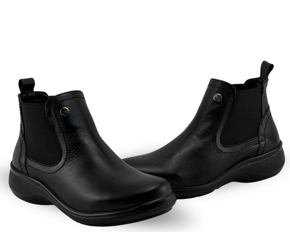 Botines Scandalo 5541 Color Negro De Confort