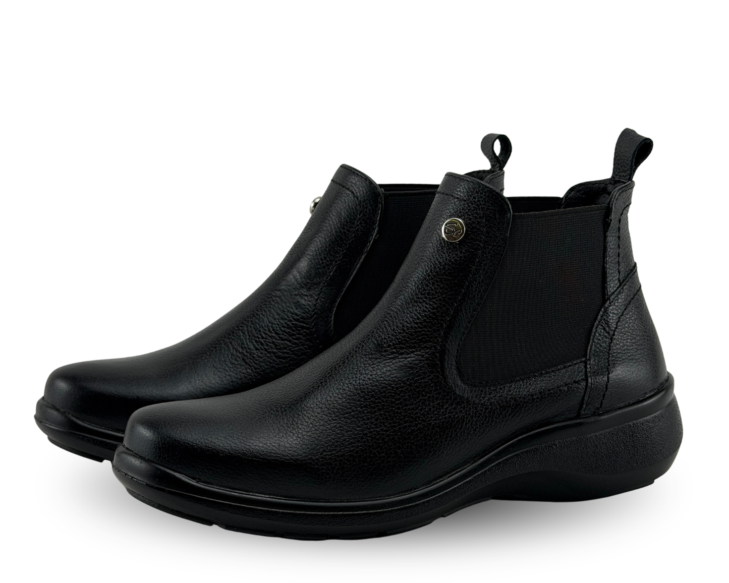 Botines Scandalo 5541 Color Negro De Confort