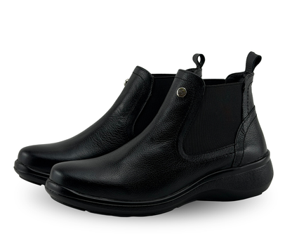 Botines Scandalo 5541 Color Negro De Confort