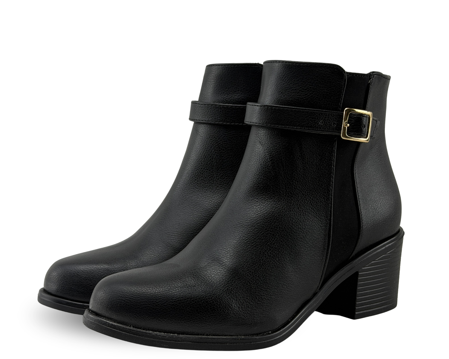 Botines Scandalo 2638 Color Negro De Confort