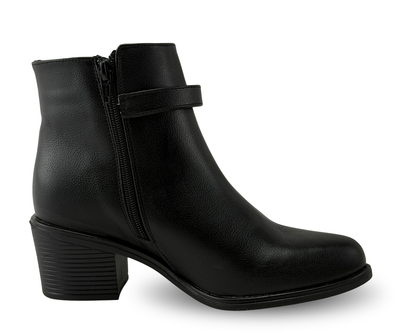 Botines Scandalo 2638 Color Negro De Confort