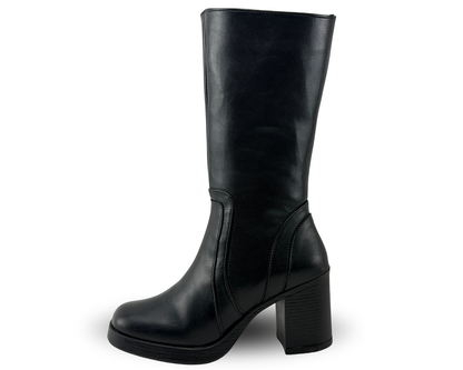 Botas Scandalo 5300 Color Negro De Tacón