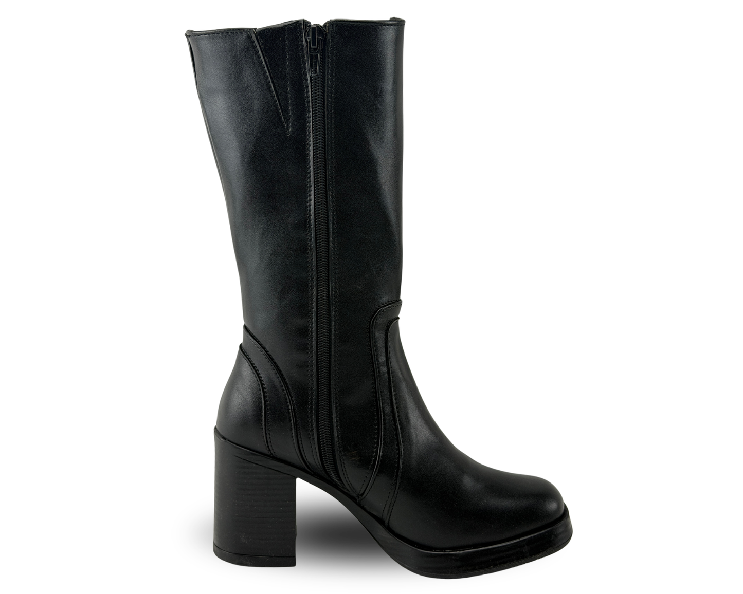 Botas Scandalo 5300 Color Negro De Tacón