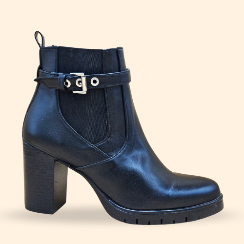 Mayoreo De 6 Pares De Botín Valeta De Color Cleveland Negro Estilo-2037