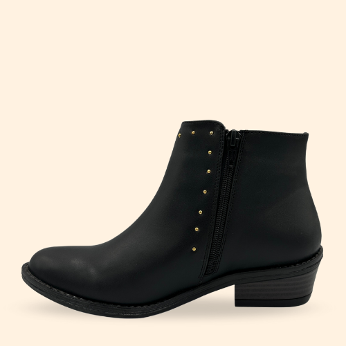 Mayoreo De 6 Pares De Botín 1410 en Color Nairobi Negro Estilo- 770