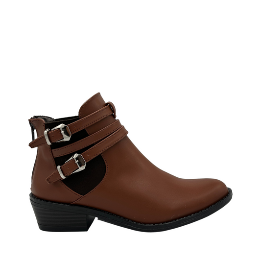 Botin para Mujer Vaquero Estilo-714 Color Café