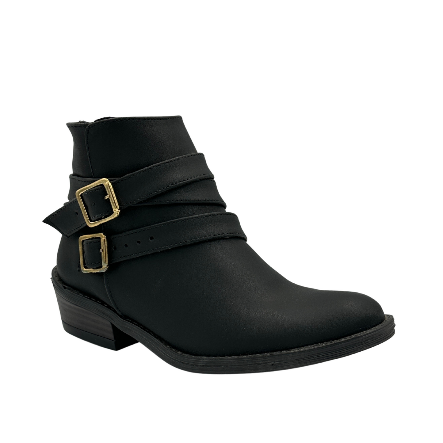 Botín para Mujer Vaquero Estilo-730 Color Negro