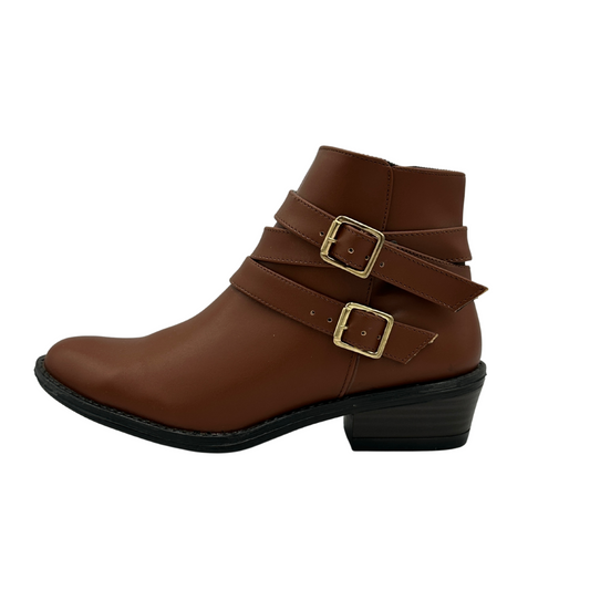 Botin para Mujer Vaquero Estilo-730 Color Café