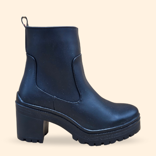 Mayoreo De 6 Pares De Botín Greta en Color Nairobi Negro Estilo - 5235