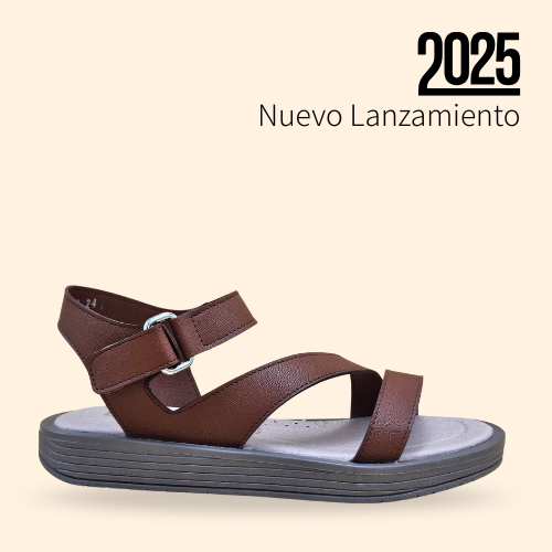 Mayoreo De 6 Pares De Sandalia Kool Argelia Tan Estilo-2908