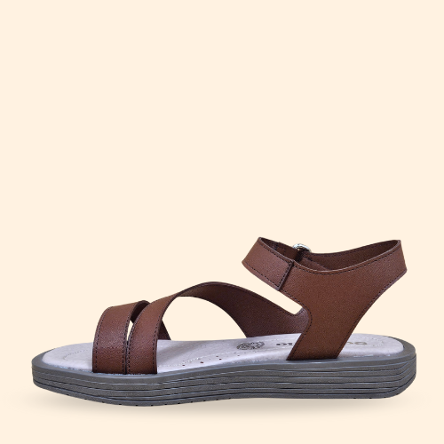 Mayoreo De 6 Pares De Sandalia Kool Argelia Tan Estilo-2908